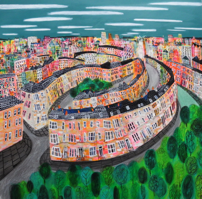 'Park Circus and Glasgow' by artist Nikki  Monaghan